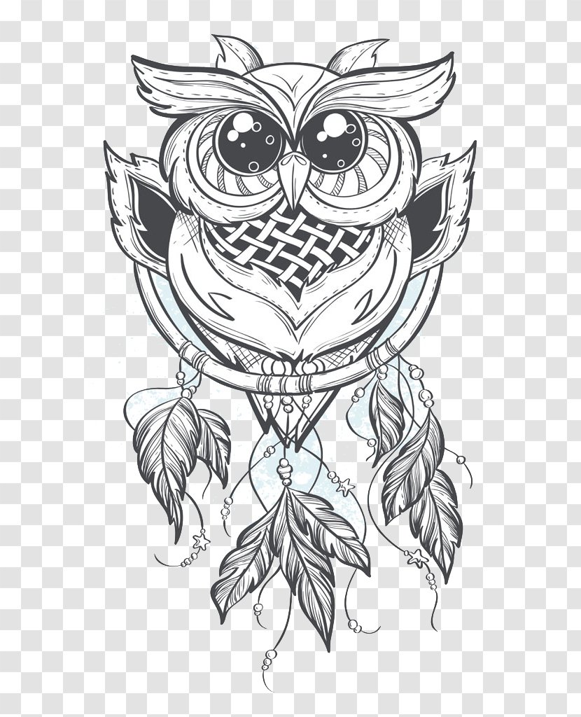 Owl Royalty-free Photography Illustration - Bird Of Prey - Pattern Transparent PNG