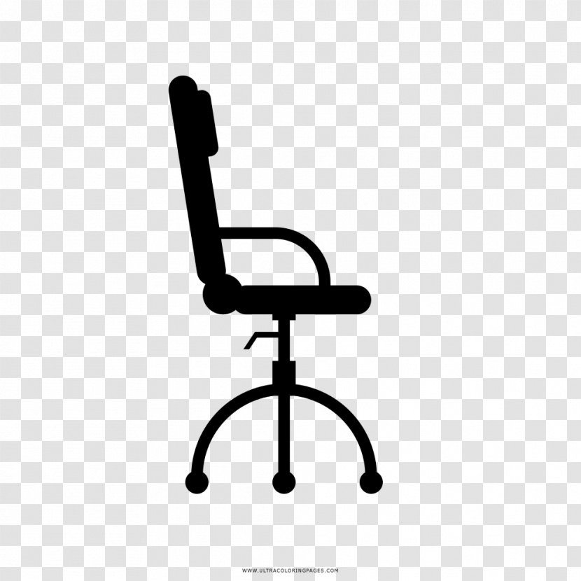 Office & Desk Chairs Drawing Coloring Book - Sitting - Chair Transparent PNG