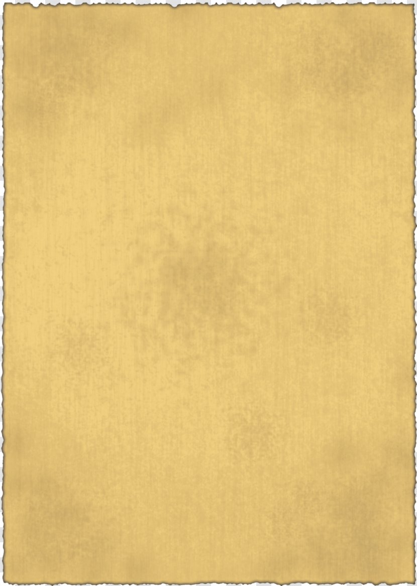 Paper Square Rectangle Yellow - Old Transparent PNG