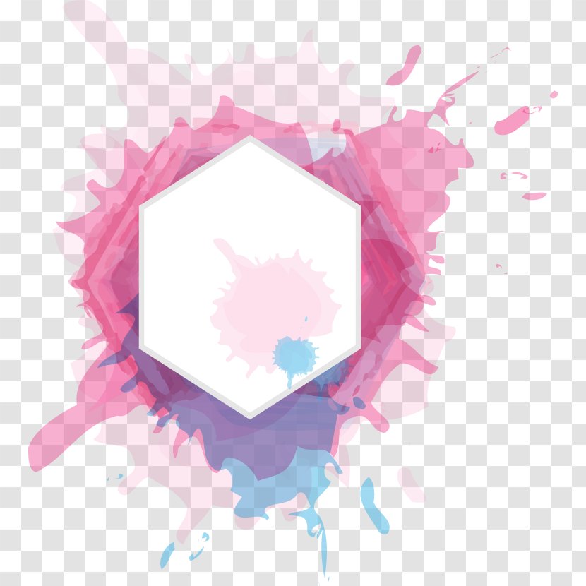 Watercolor Painting Drip - Heart - Drawing Ink Transparent PNG