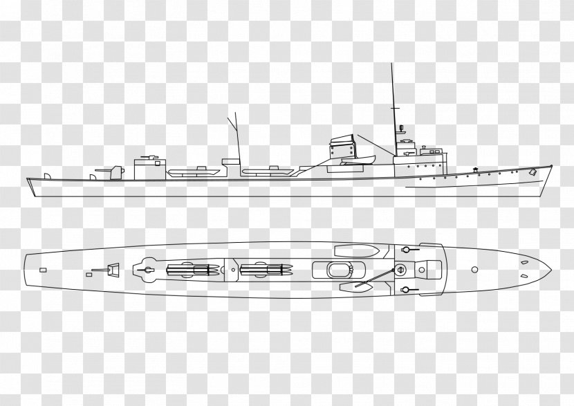 Heavy Cruiser Torpedo Boat Submarine Chaser Destroyer Protected Transparent PNG