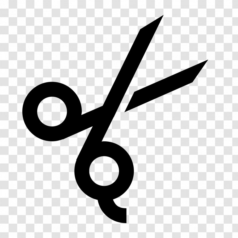 Line Font Scissors Logo Symbol Transparent PNG