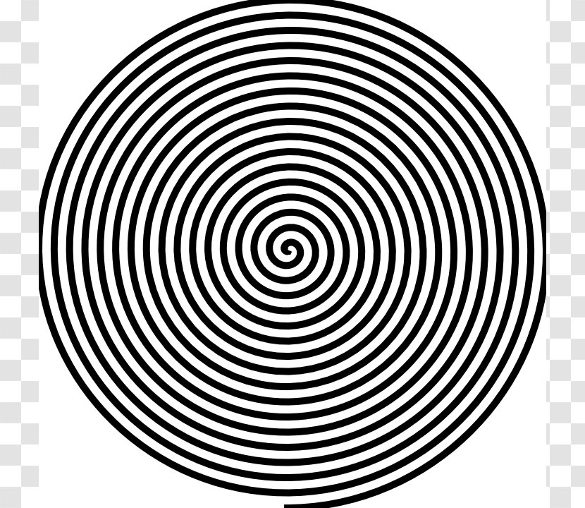Op Art Optical Illusion Optics Drawing - Symmetry - Spiral Transparent PNG