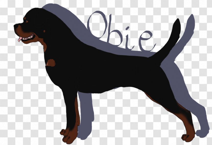 Black And Tan Coonhound Smaland Hound Rottweiler Austrian Dog Breed - The Is Paying A New Year Call Transparent PNG