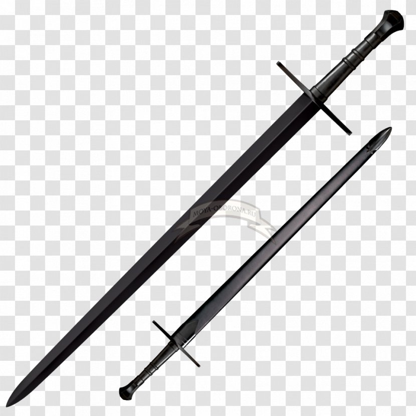 Knife Half-sword Cold Steel Knightly Sword - Hilt - Warriors Armed With Swords Transparent PNG