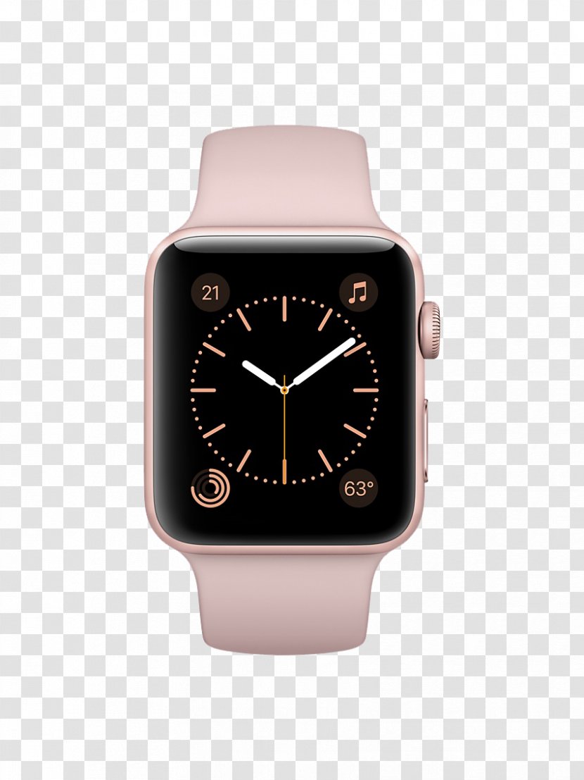 Apple Watch Series 2 3 1 - Rose Gold Transparent PNG