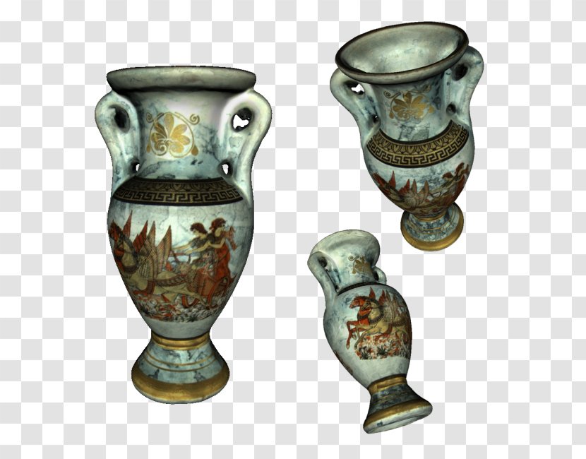 Vase Ceramic Threeding Artec 3D Scanner - Artifact Transparent PNG