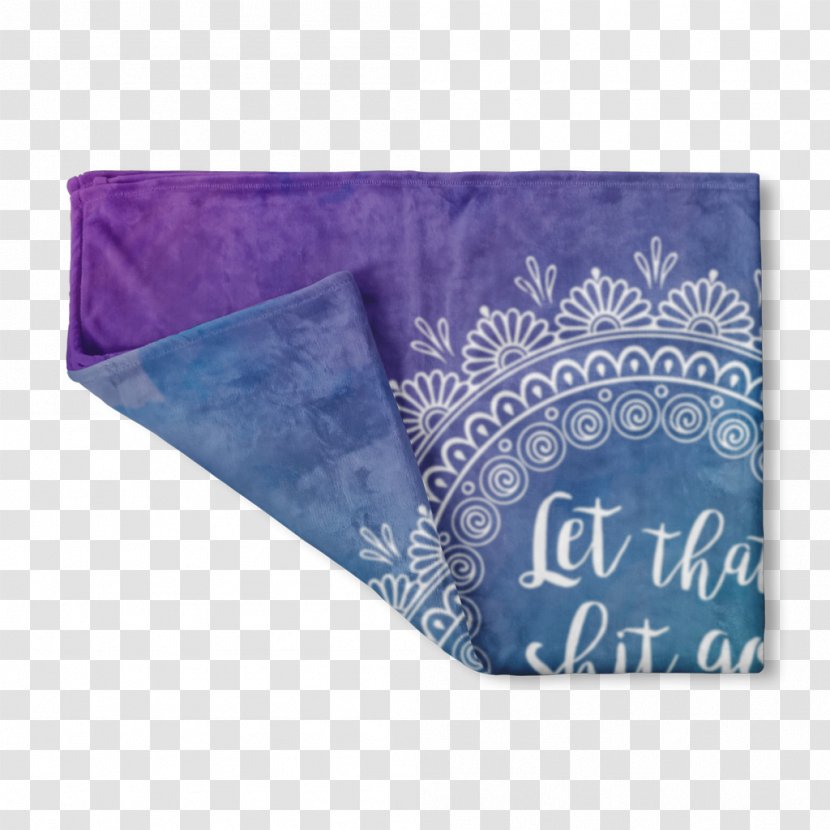 Blanket Polar Fleece Bed Place Mats New Look - Violet - Buddhist Mandala Transparent PNG