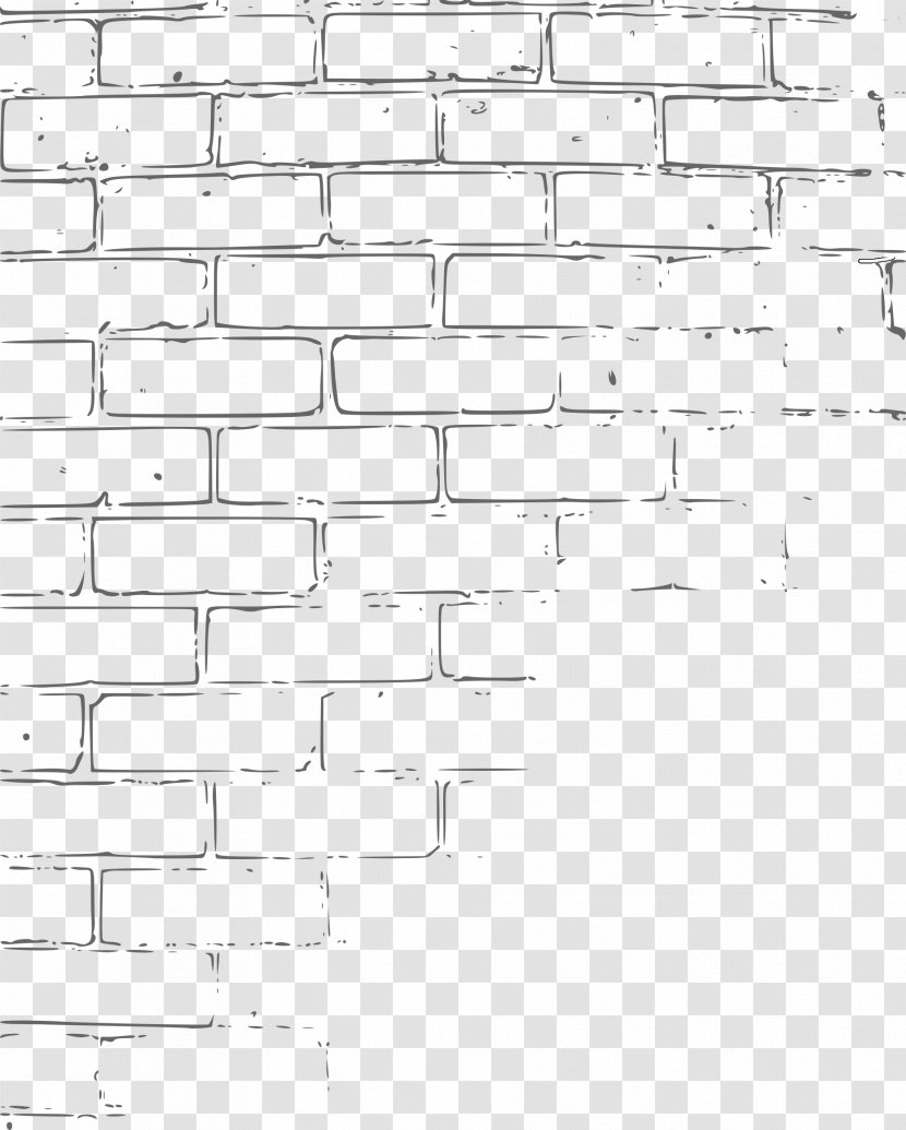 A textured brick wall with small interlocking bricks lineart cell shading  on Craiyon
