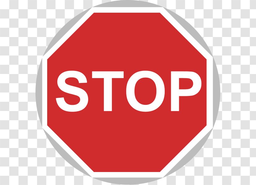 Traffic Sign Stop Warning - Road Transparent PNG