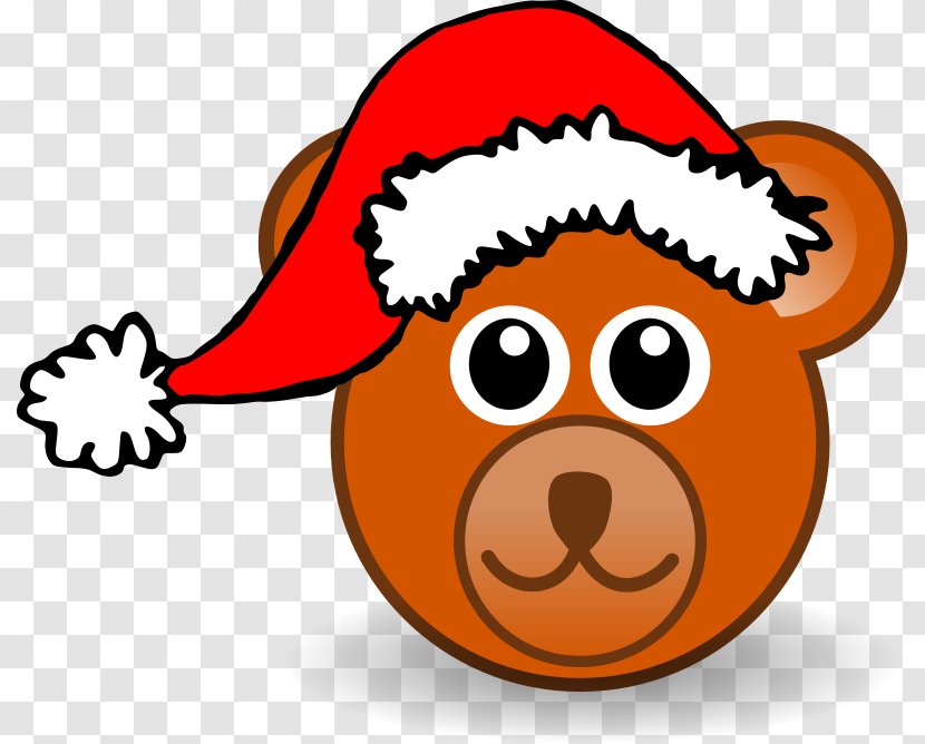 Pig Santa Claus Christmas Clip Art - Orange - Cartoon Police Hat Transparent PNG