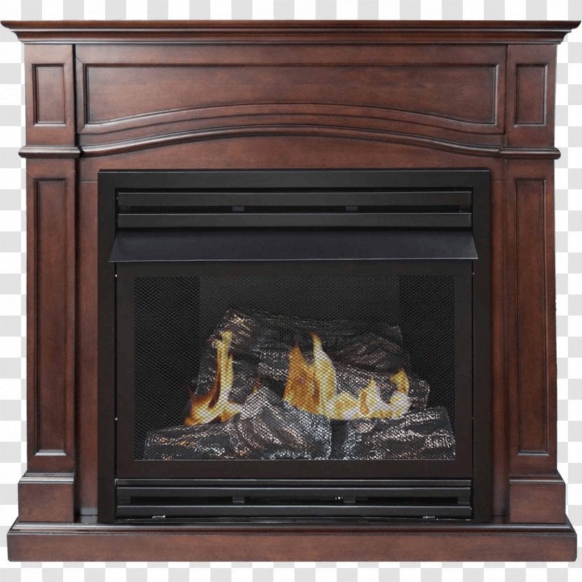 Fireplace Natural Gas Hearth British Thermal Unit Propane - Fuel - Chimney Transparent PNG