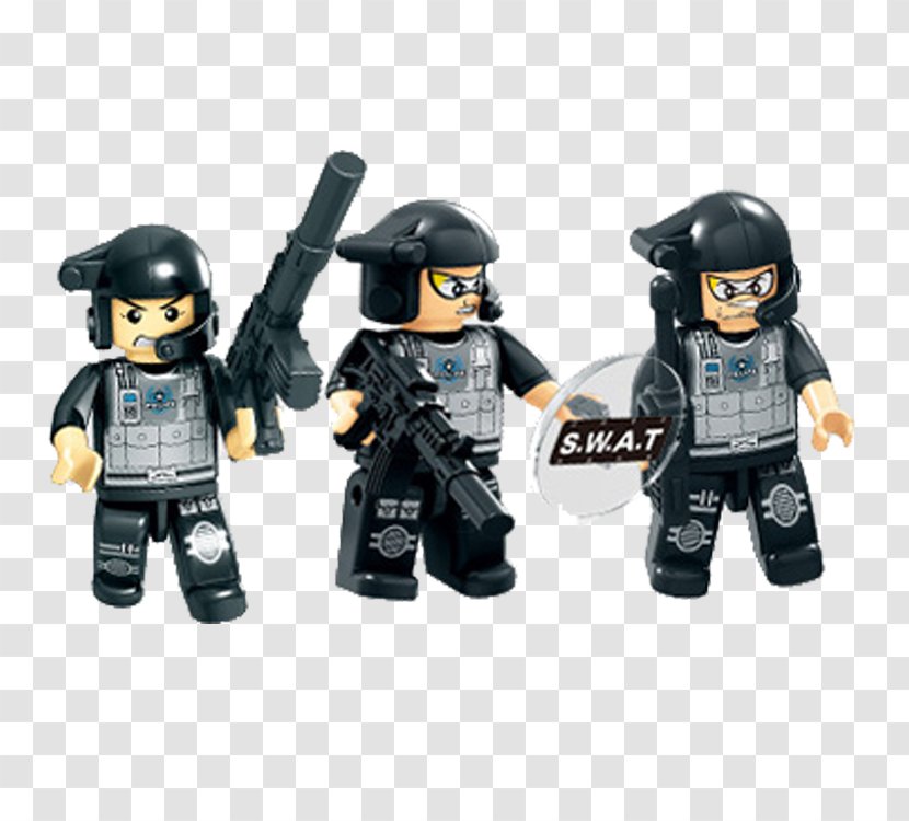 Toy Block LEGO Child Jigsaw Puzzle - Police - SWAT Social Enlightenment Doll Transparent PNG