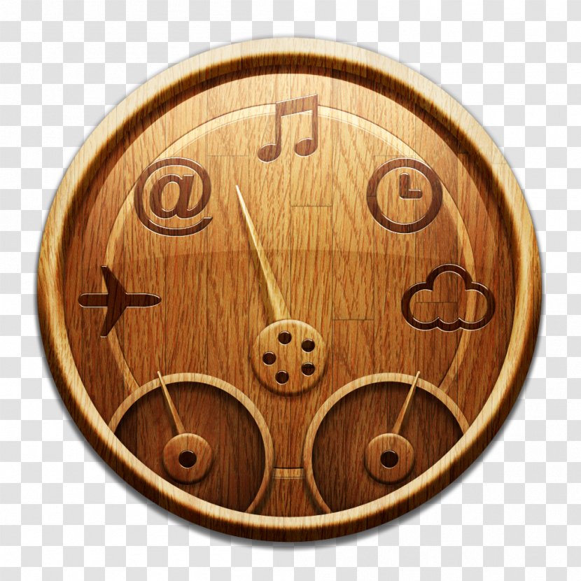 Dashboard - Button - Wooden Transparent PNG