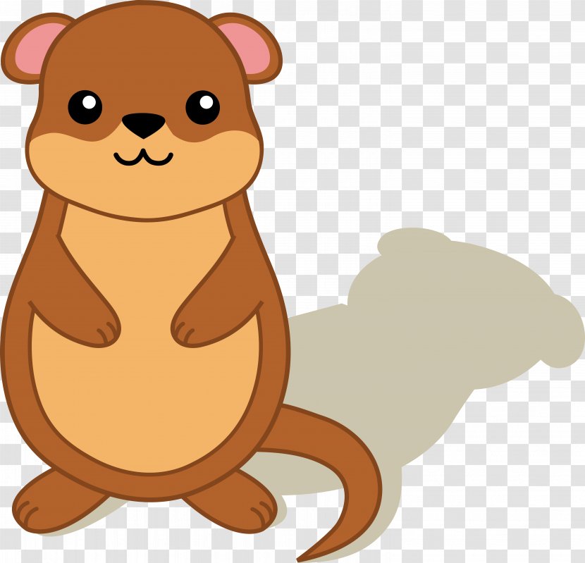 Groundhog Day Clip Art - Ground Squirrel - Shadow Clipart Transparent PNG