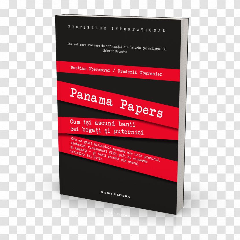 The Panama Papers Brand Book Text Transparent PNG