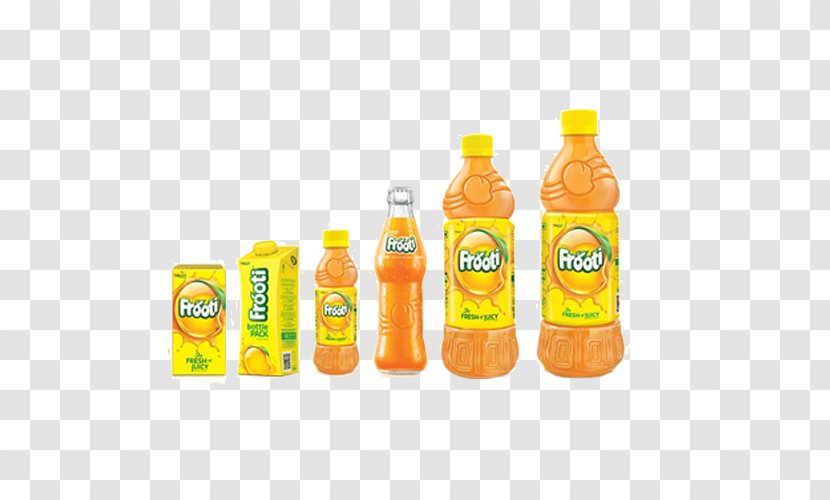 Product Fizzy Drinks Frooti Brand Packaging And Labeling - Bottle - Marketing Transparent PNG