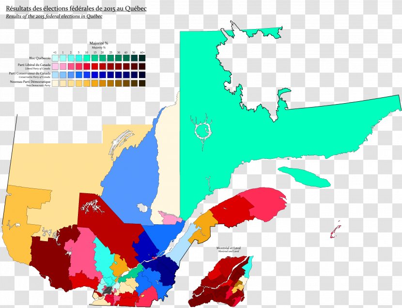 Immigration To Canada Demography Map Quebec - Area Transparent PNG