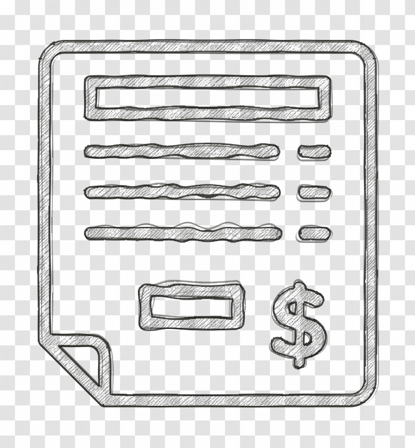 Bill Icon Invoice Icon Ecommerce Icon Transparent PNG