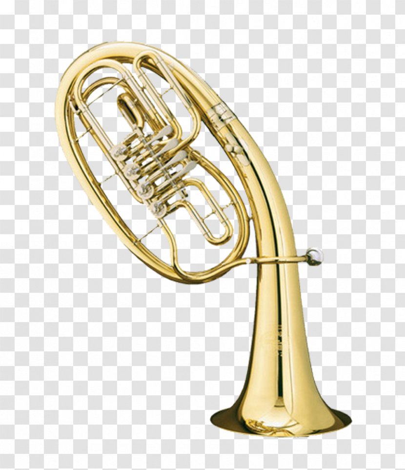 Saxhorn Tenor Horn Euphonium French Horns Flugelhorn - Heart - Musical Instruments Transparent PNG