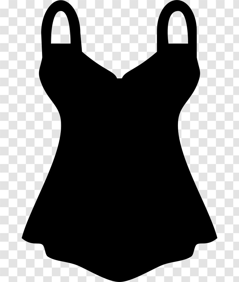 Dress White Black Silhouette Clip Art - And Transparent PNG