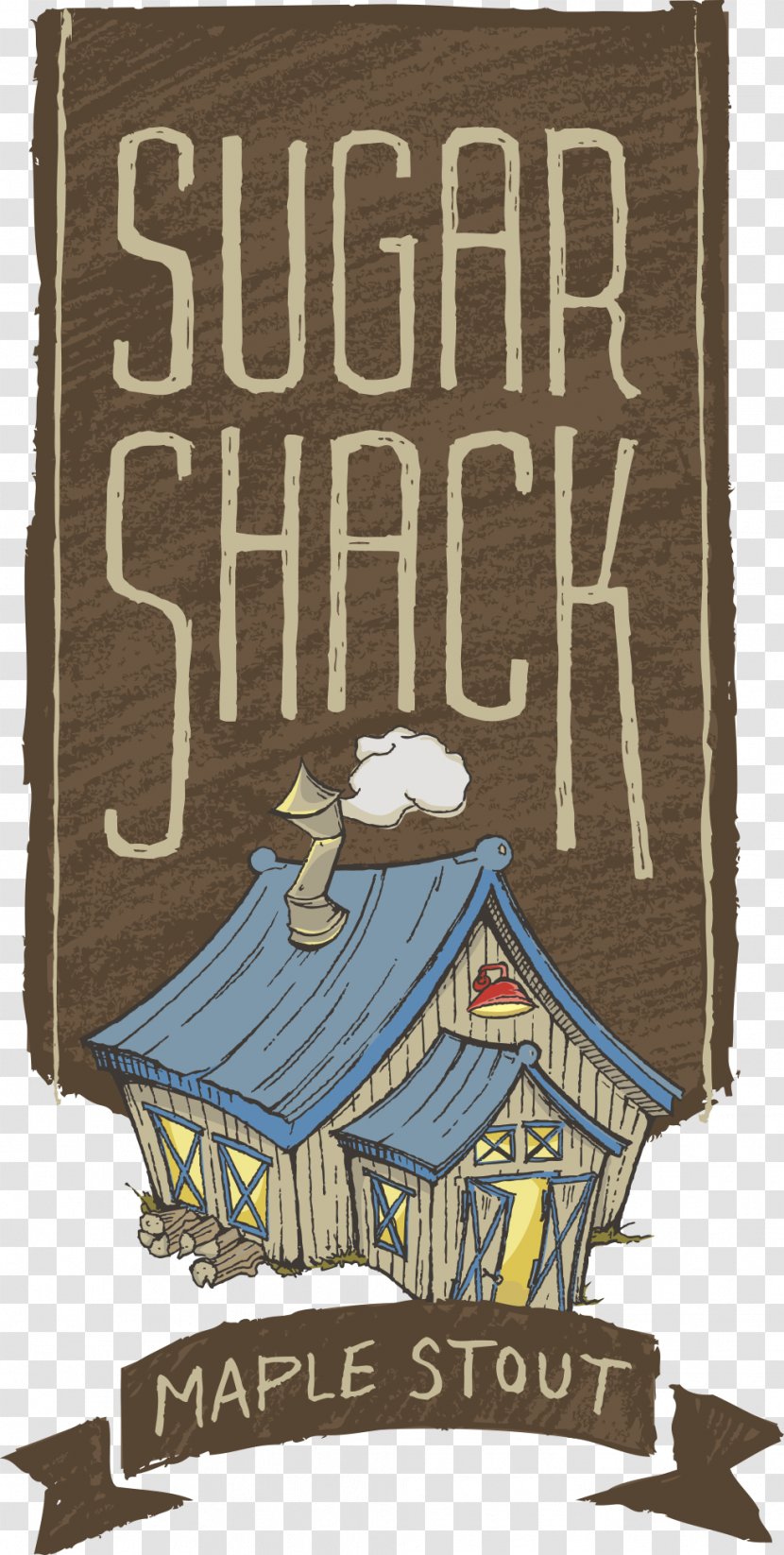 Sugar Shack Third Street Brewhouse Stout Cartoon - Poster Transparent PNG