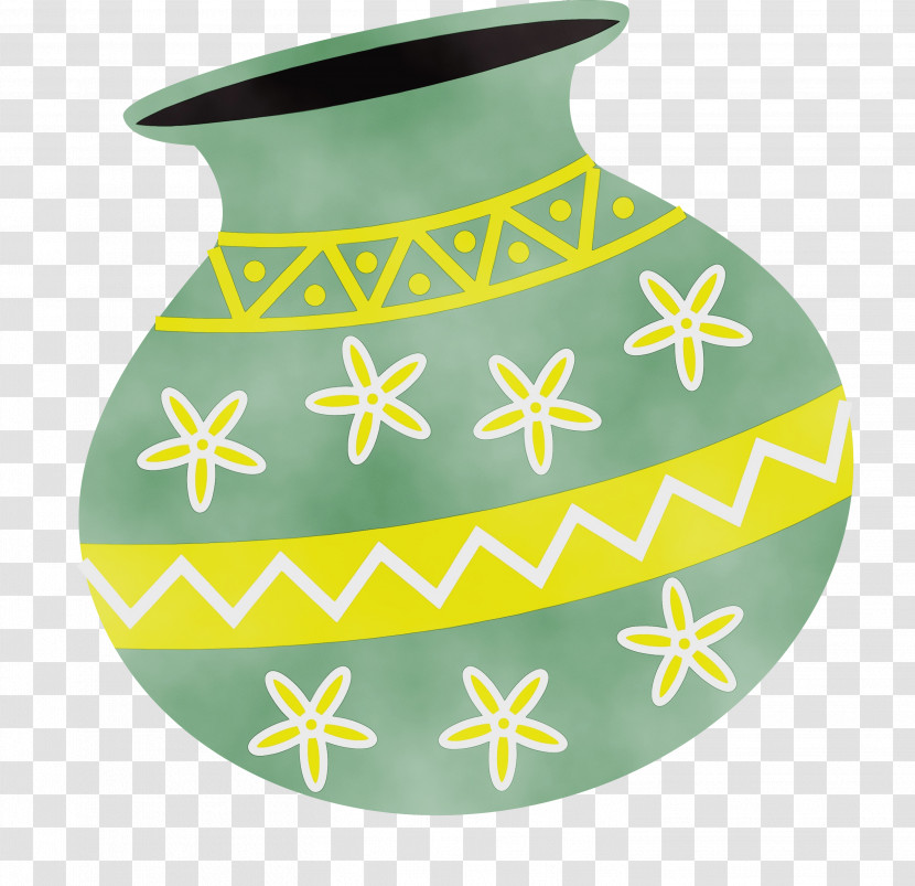 Green Vase Transparent PNG