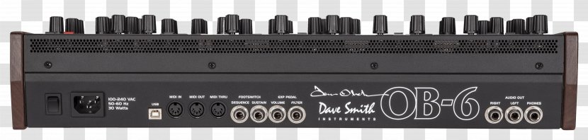 Sound Synthesizers Dave Smith Instruments Musical Oberheim OB-Xa Electronics - Cartoon Transparent PNG