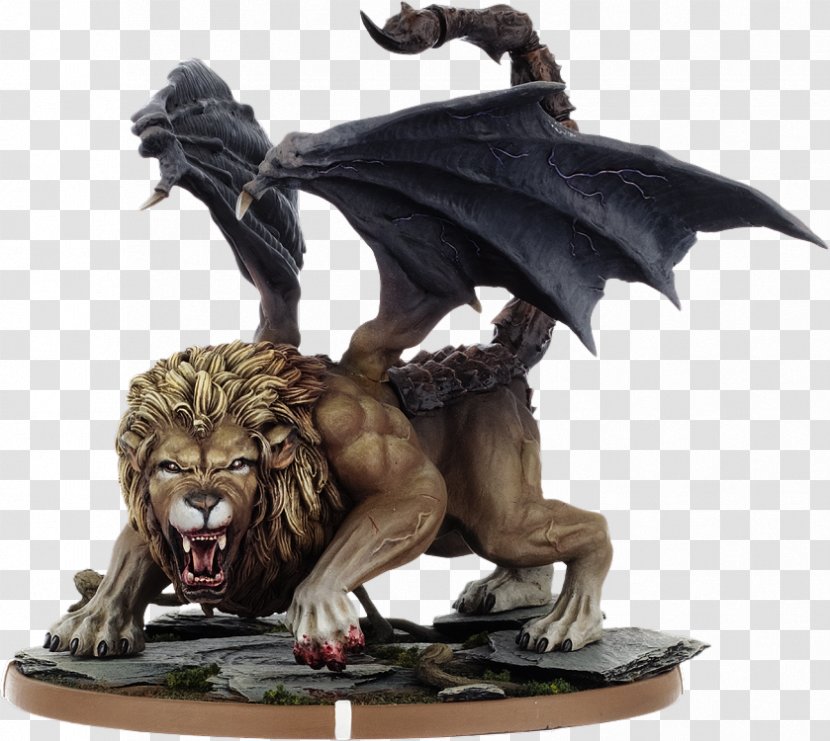 Miniature Figure Manticore Dungeons & Dragons Chainmail - Pathfinder Roleplaying Game - Dragon Transparent PNG