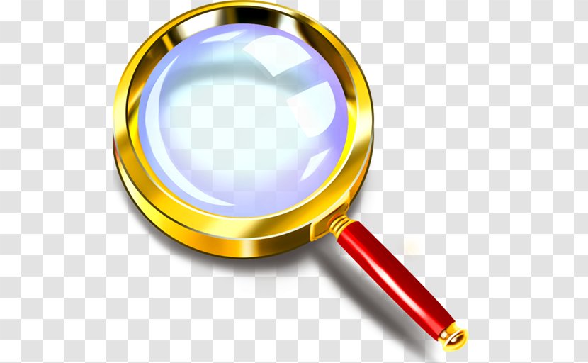 Magnifying Glass Magnifier Android Magnification - Yellow Transparent PNG