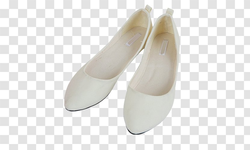 Shoe - White - Flat Footwear Transparent PNG