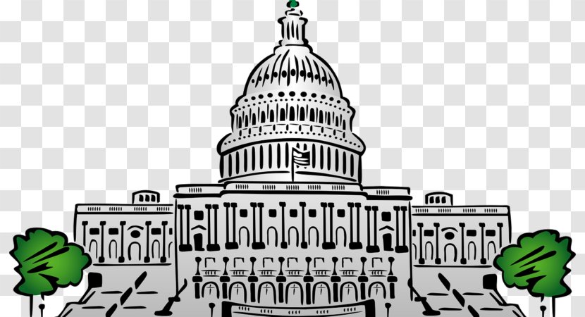 United States Capitol Dome White House California State Museum Clip Art - Landmark Transparent PNG