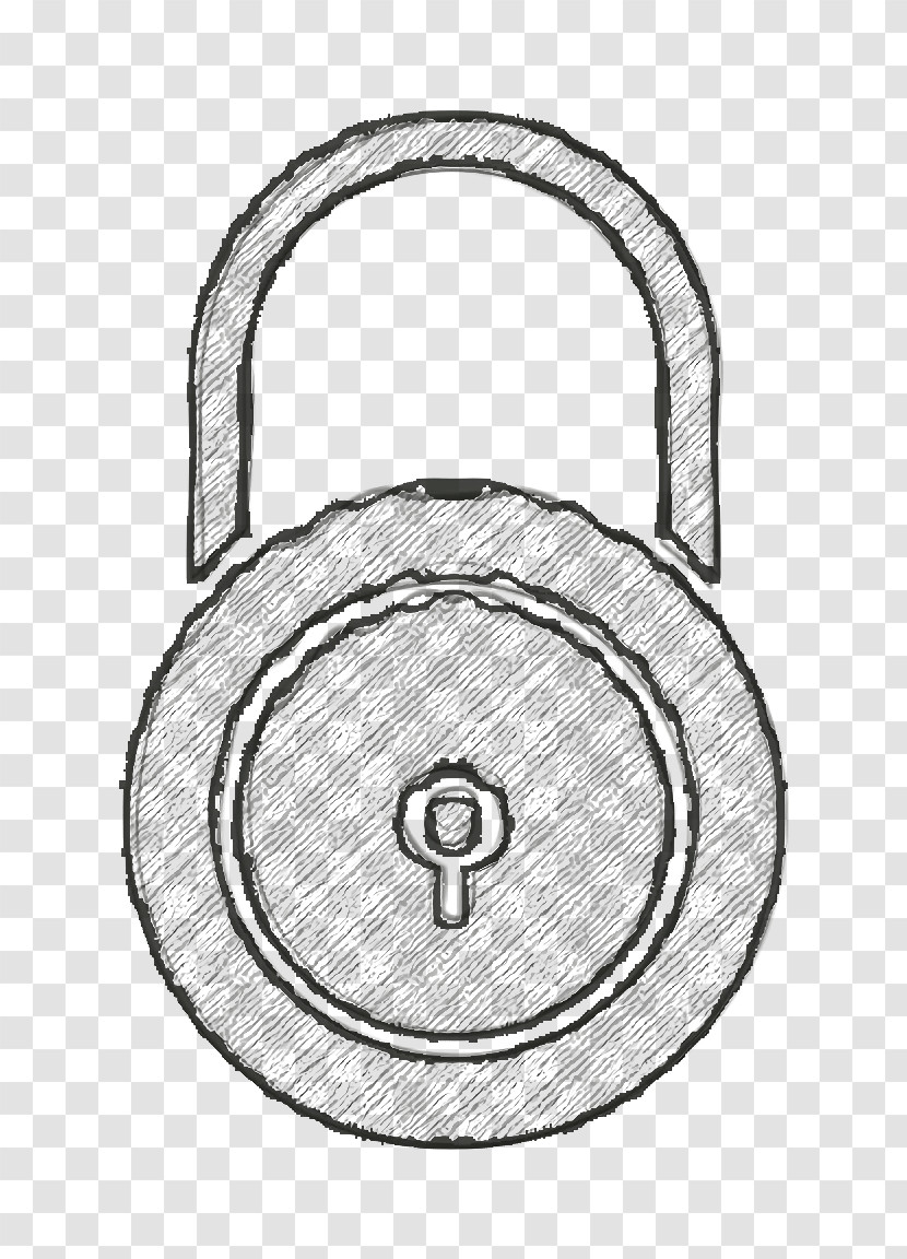Cyber Icon Lock Icon Transparent PNG