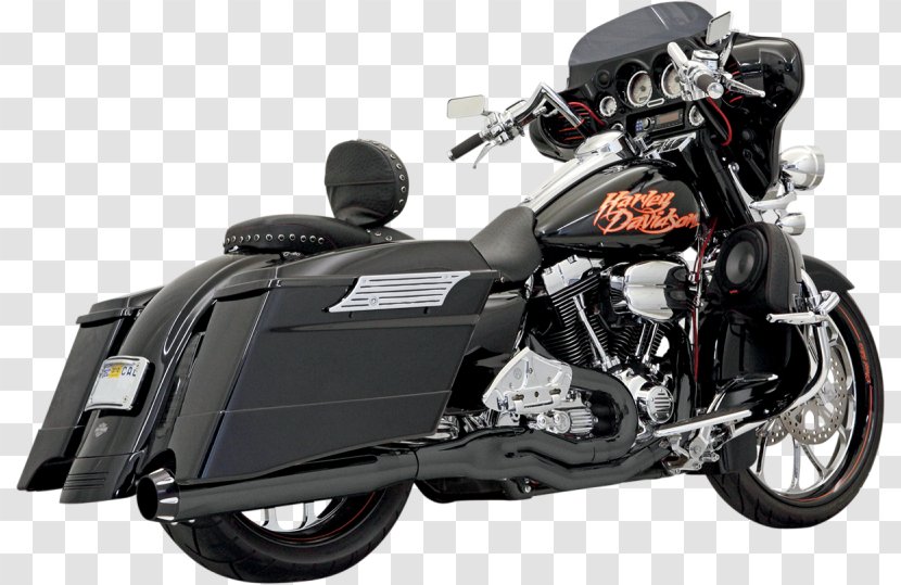 Exhaust System Harley-Davidson Touring Motorcycle Electra Glide - Road Rage Transparent PNG