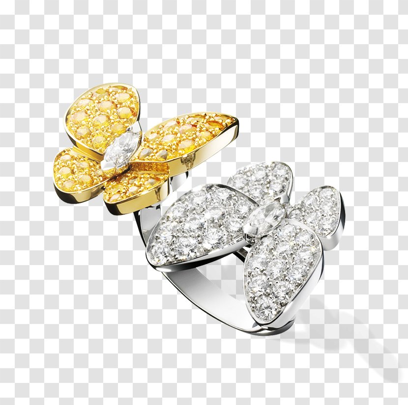 Van Cleef & Arpels Earring Jewellery Diamond - Onyx Transparent PNG