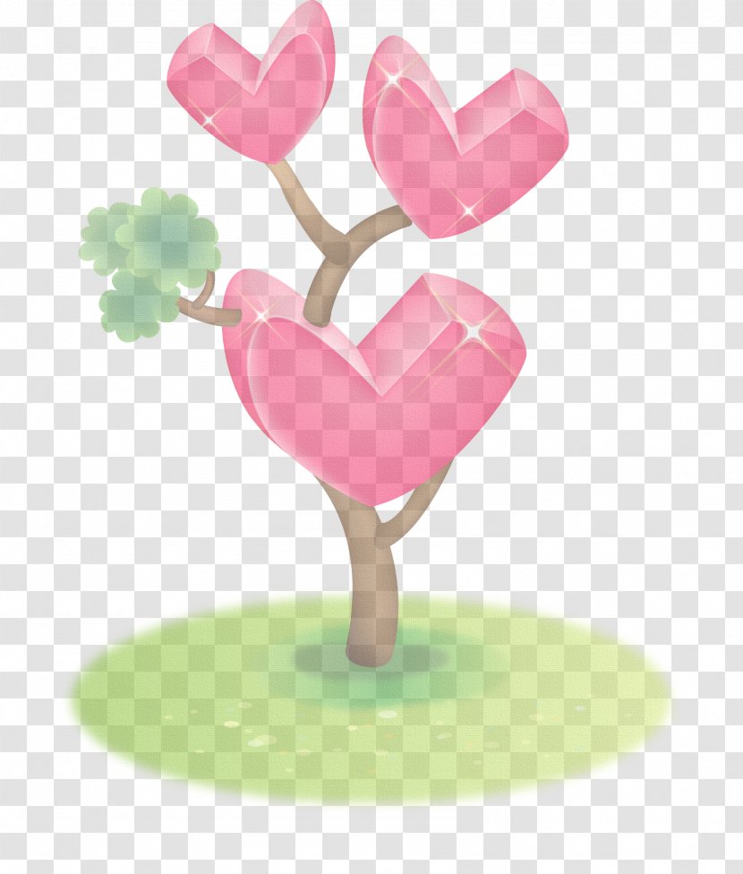 Pink Heart Cartoon Love Gesture Transparent PNG