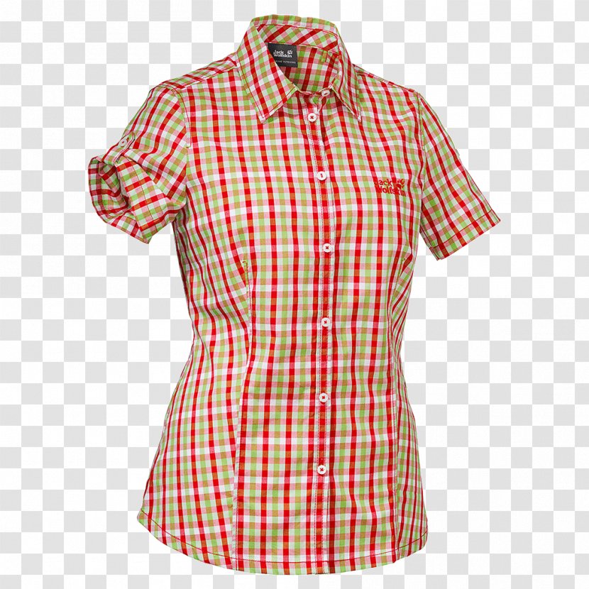 Blouse T-shirt Dress Shirt Clothing Collar - Jack Wolfskin Transparent PNG