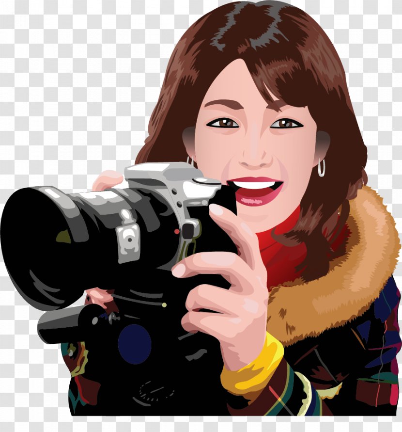 Photography Photographer Paparazzi - Red Carpet - Vector Painted Transparent PNG
