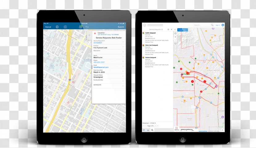 Smartphone Esri ArcGIS Tablet Computers AppsBuilder - Communication Transparent PNG