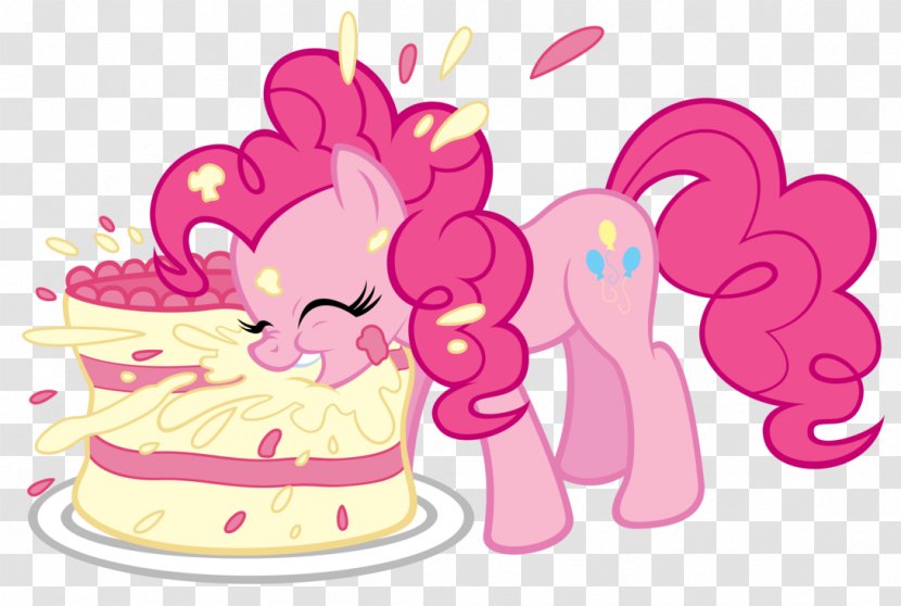 Pinkie Pie Birthday Cake Pony Wish - Party Transparent PNG