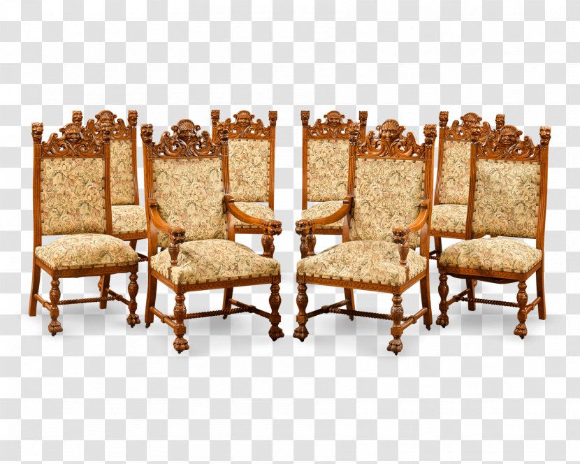 Chair Table Dining Room Suite Furniture - Flower - Furnishing Transparent PNG