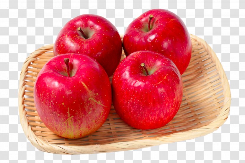 Apple Fuji No - Photography - Sieve Red Apples Close-up Transparent PNG