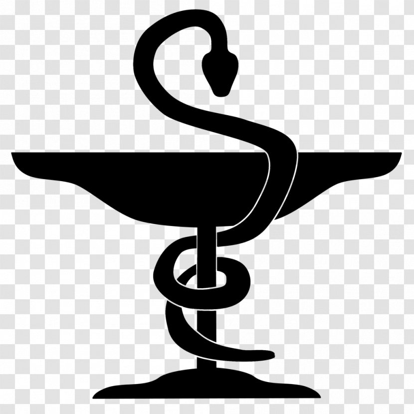 Bowl Of Hygieia Pharmacy Asclepius - Monochrome Photography - No Drugs Transparent PNG