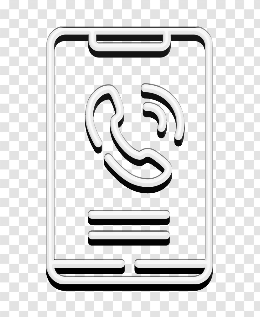 Smartphone Icon Electronics Icon Telephone Call Icon Transparent PNG