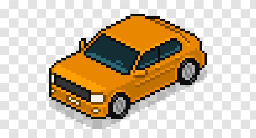 Car Pixel Art Vehicle - Isometric Graphics In Video Games And Transparent PNG