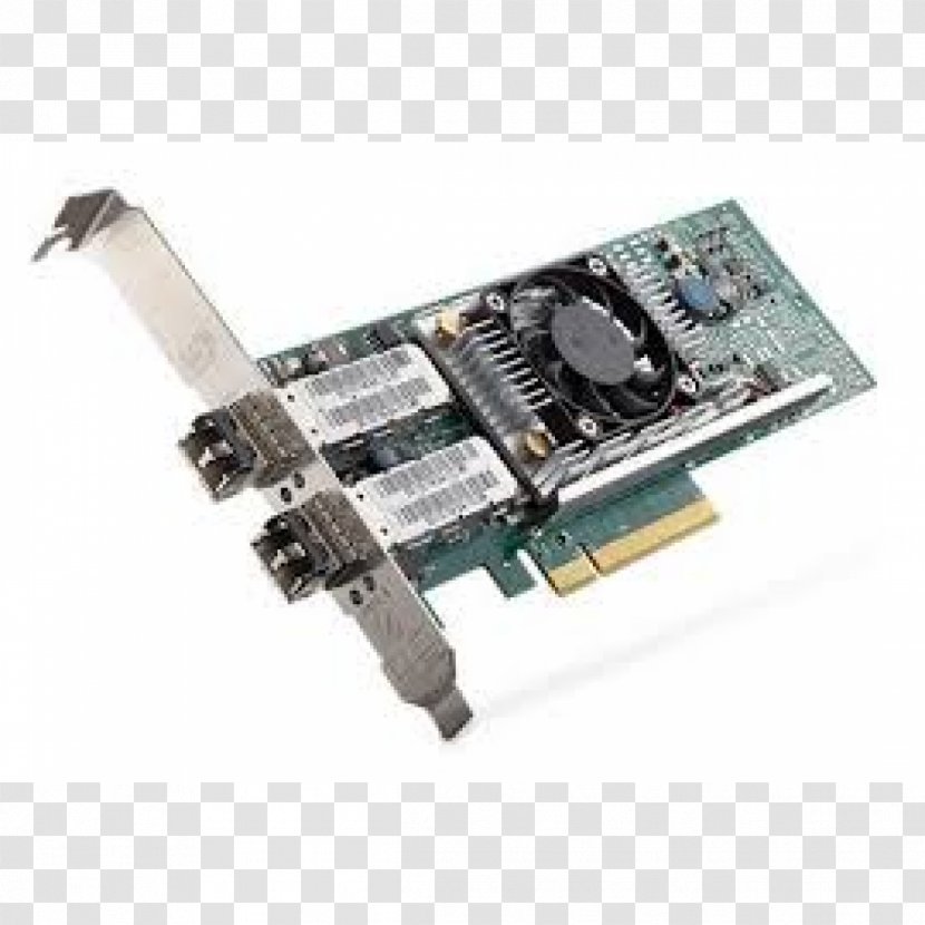 Dell PowerEdge 10 Gigabit Ethernet Network Cards & Adapters Converged Adapter - Qlogic Transparent PNG