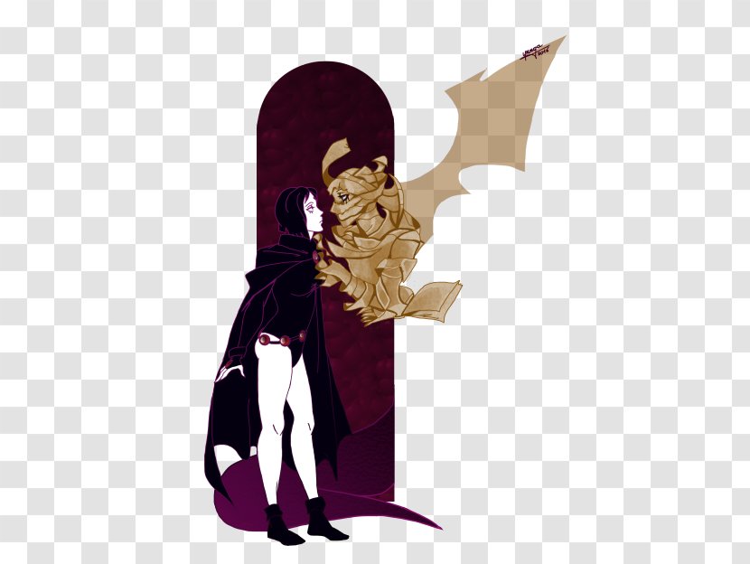 Raven Beast Boy Batman Robin Teen Titans - Mythical Creature Transparent PNG