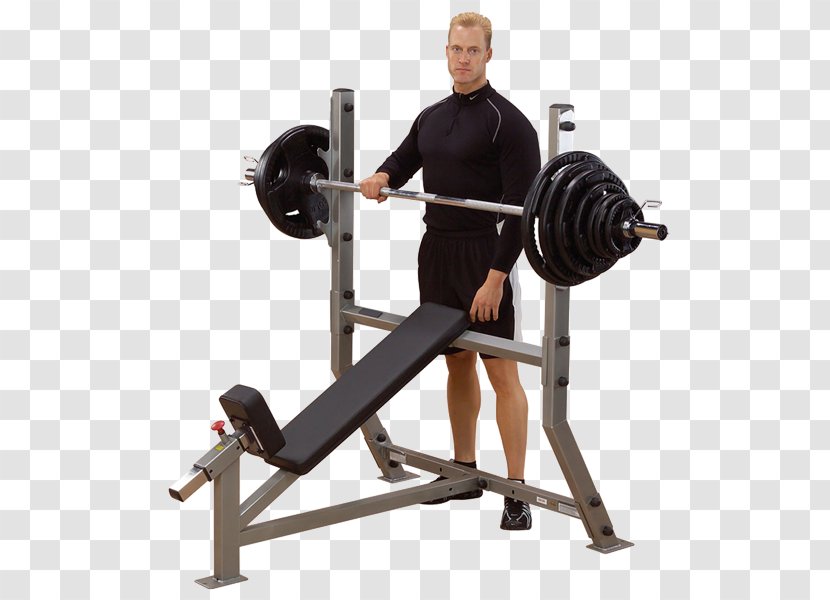 Bench Press Weight Training Exercise Equipment Fitness Centre - Cartoon Transparent PNG