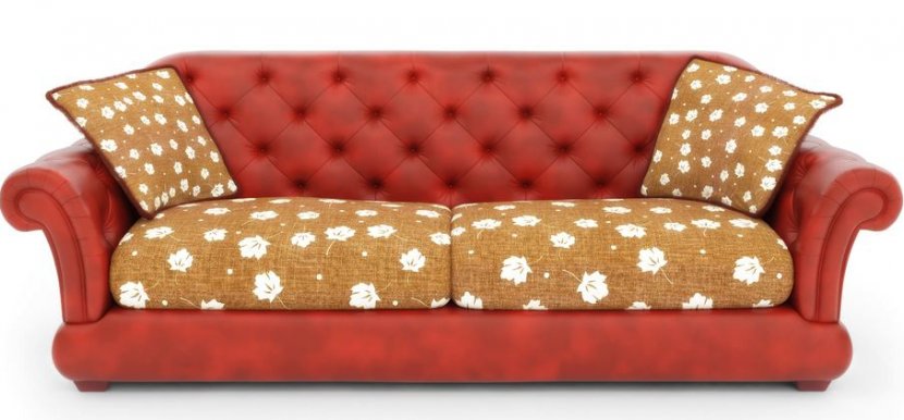 Couch Furniture Chair Upholstery Sofa Bed - Red Old Transparent PNG