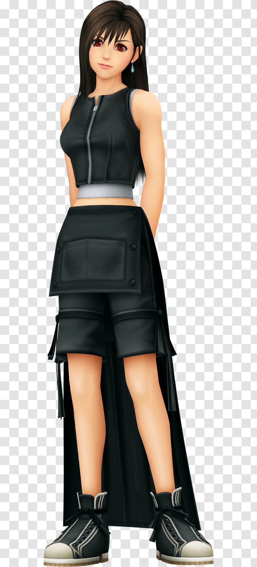 Kingdom Hearts II Final Fantasy VII: Advent Children Tifa Lockhart Cloud Strife - Video Game - School Uniform Transparent PNG